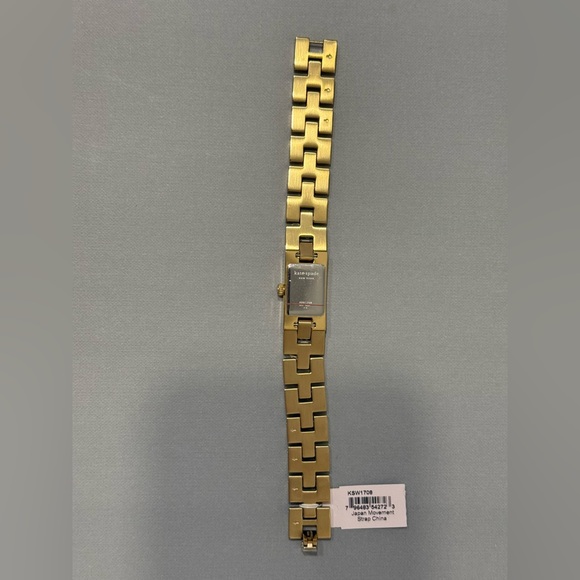 Kate Spade Brookville Gold-Tone Rectangular Watch - Picture 9 of 14